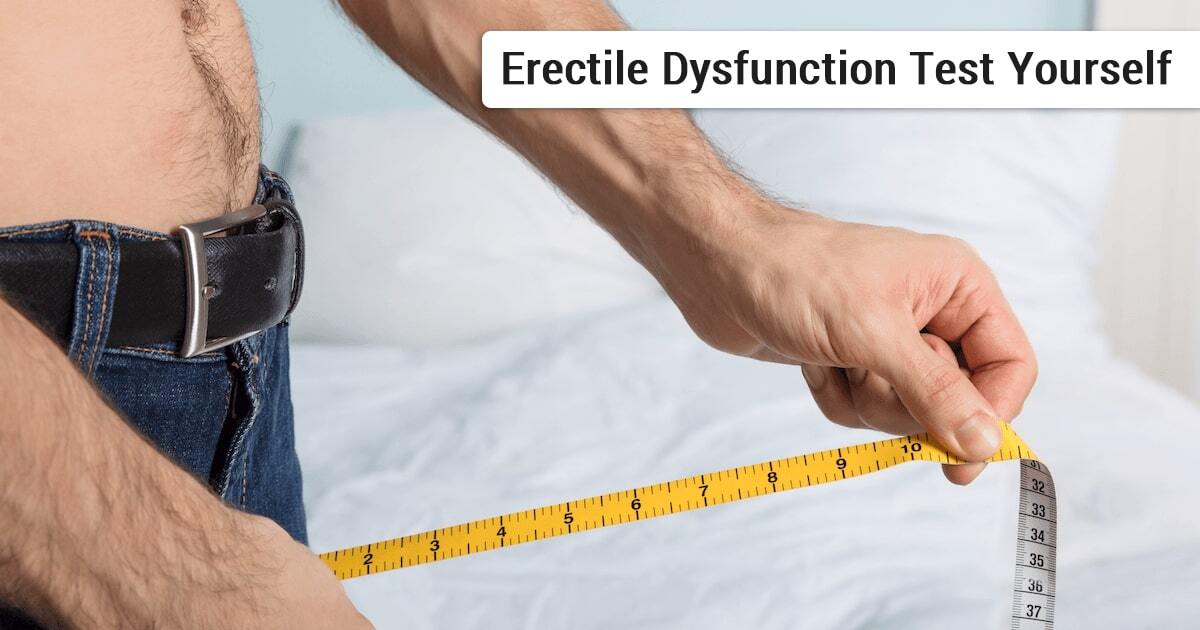 erectile dysfunction test yourself